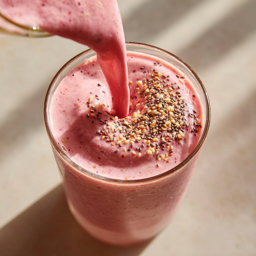 Strawberry Banana Protein Smoothie