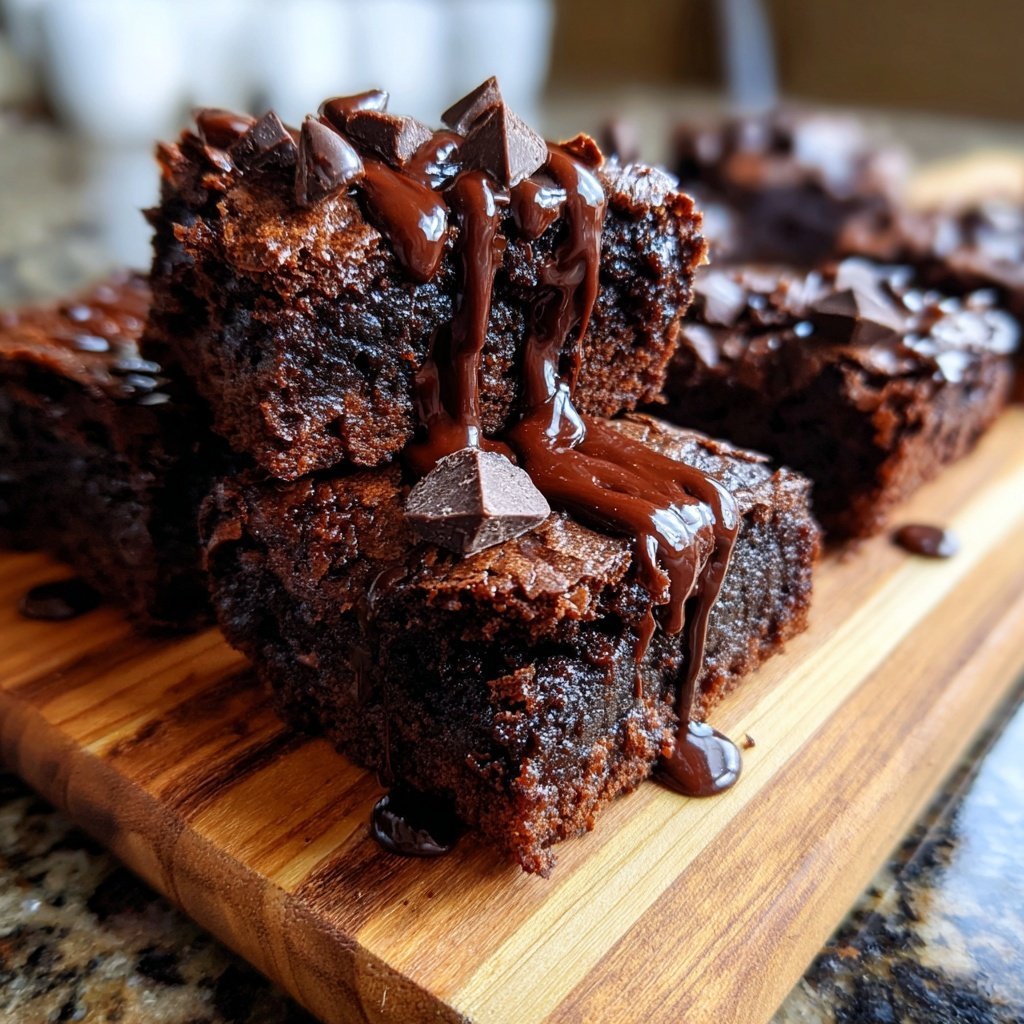 Chewy Sourdough Discard Brownies