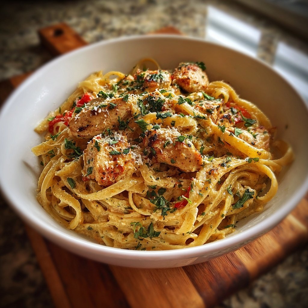 Creamy Cajun Chicken Pasta