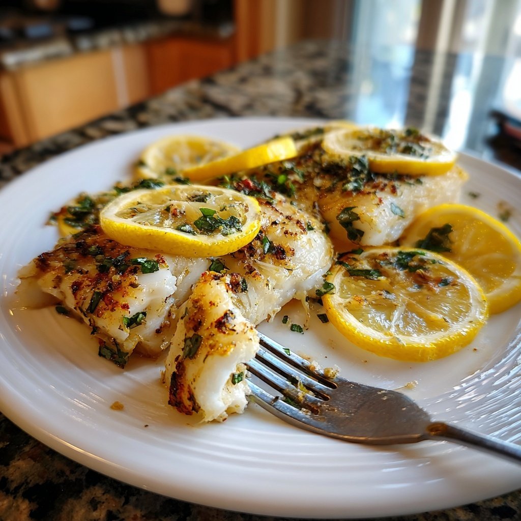 Healthy & Light Lemon Grilled Fish Plate