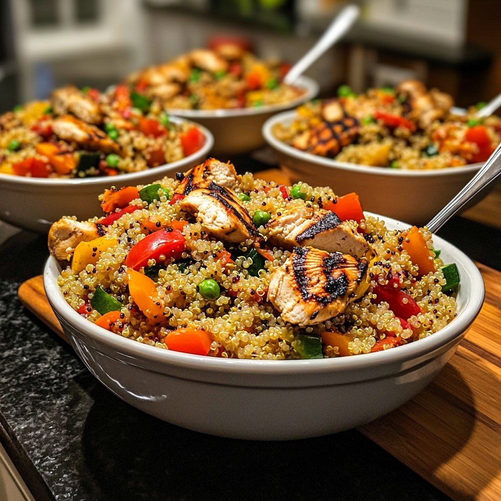 High Protein Rice Bowls