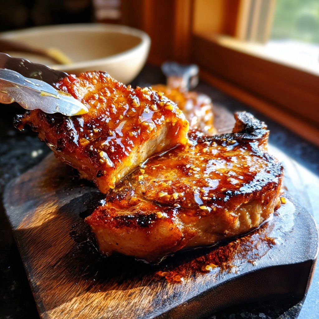 Honey Garlic Pork Chops