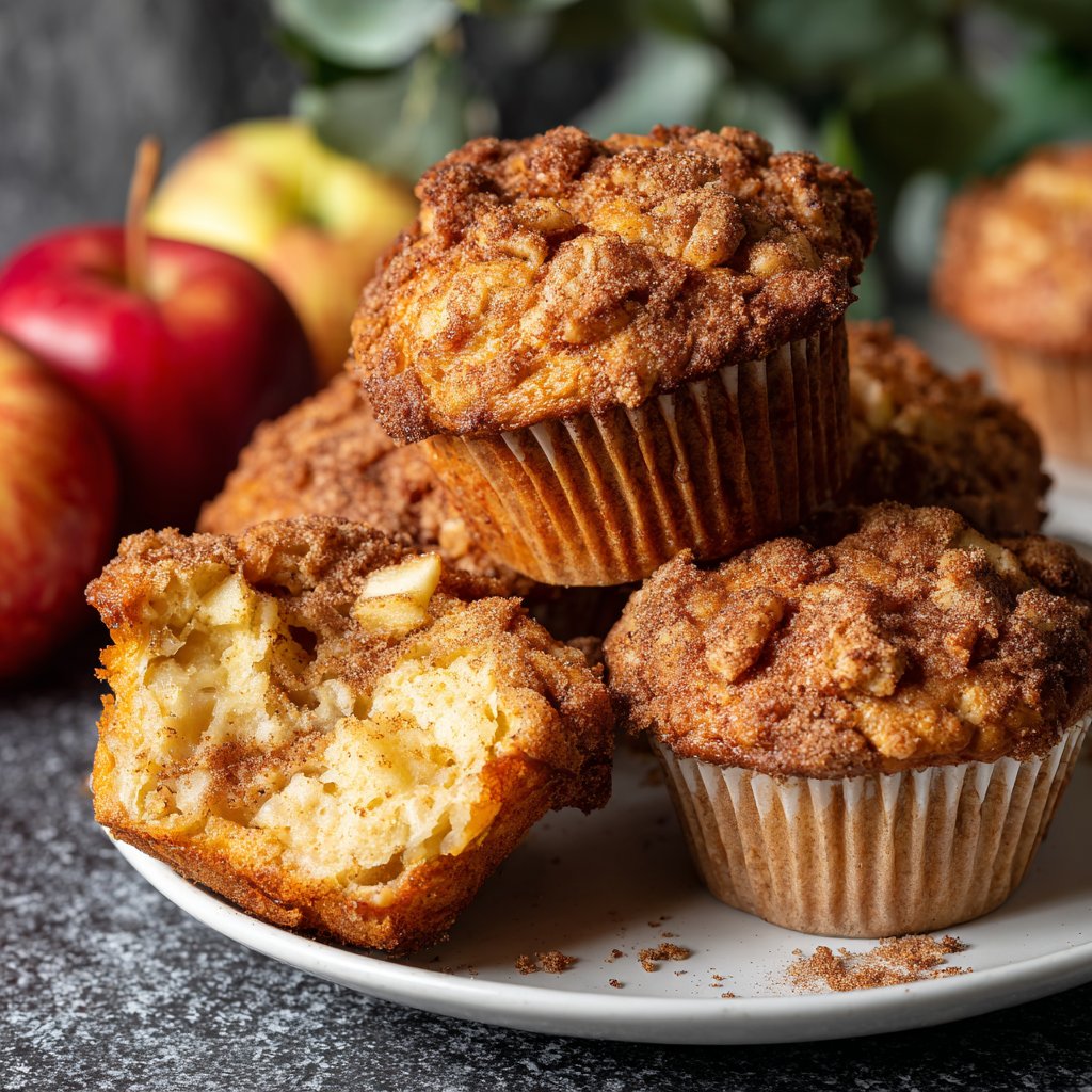 Healthy Apple Cinnamon Muffins