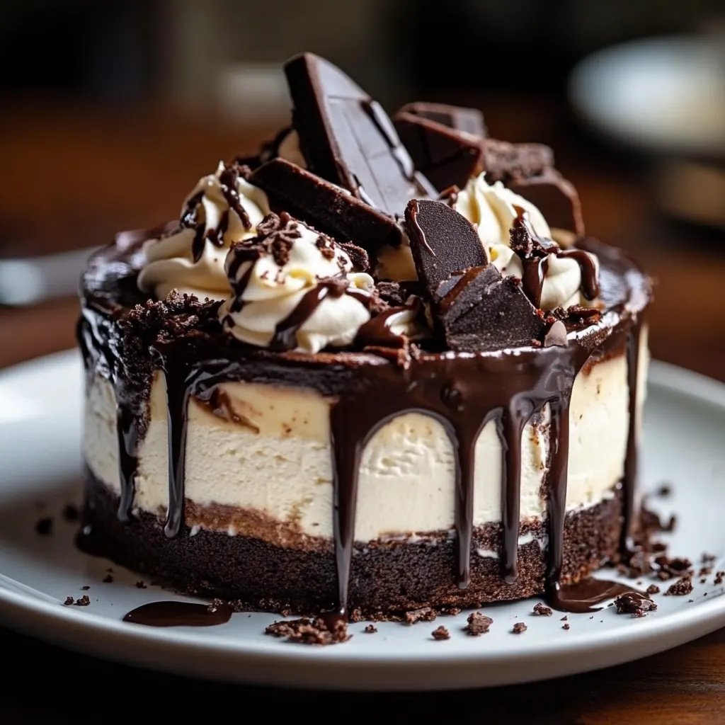 Ultimate Hot Fudge Sundae Brownie Cheesecake