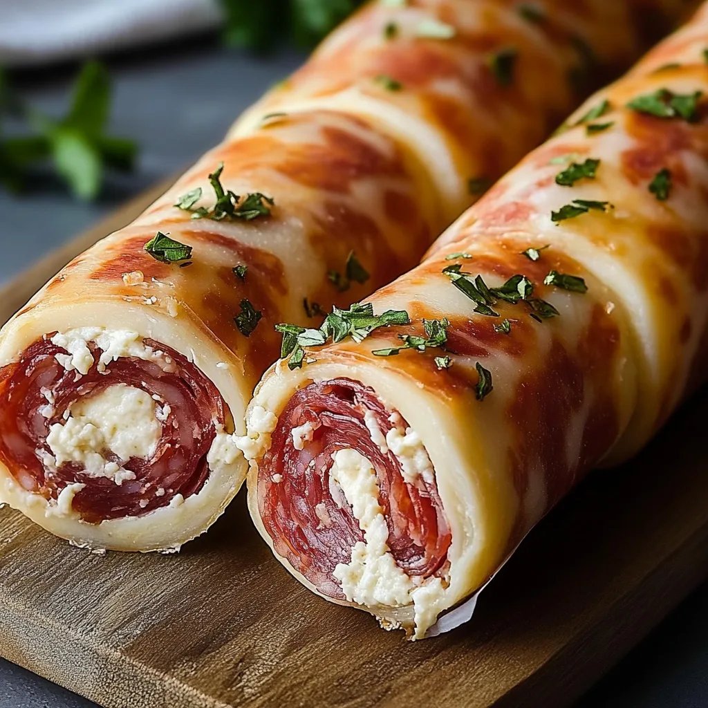Cream Cheese Salami Roll Ups