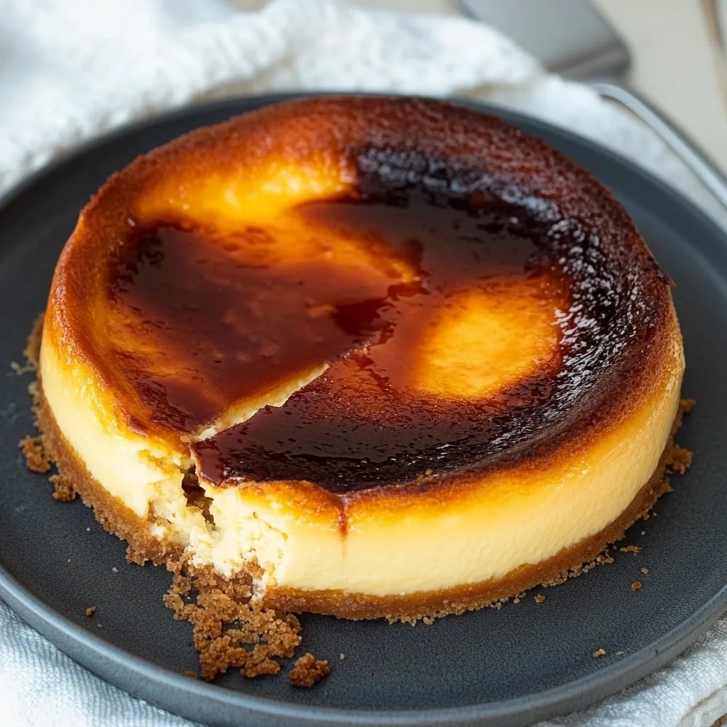 EASY Basque Burnt Cheesecake