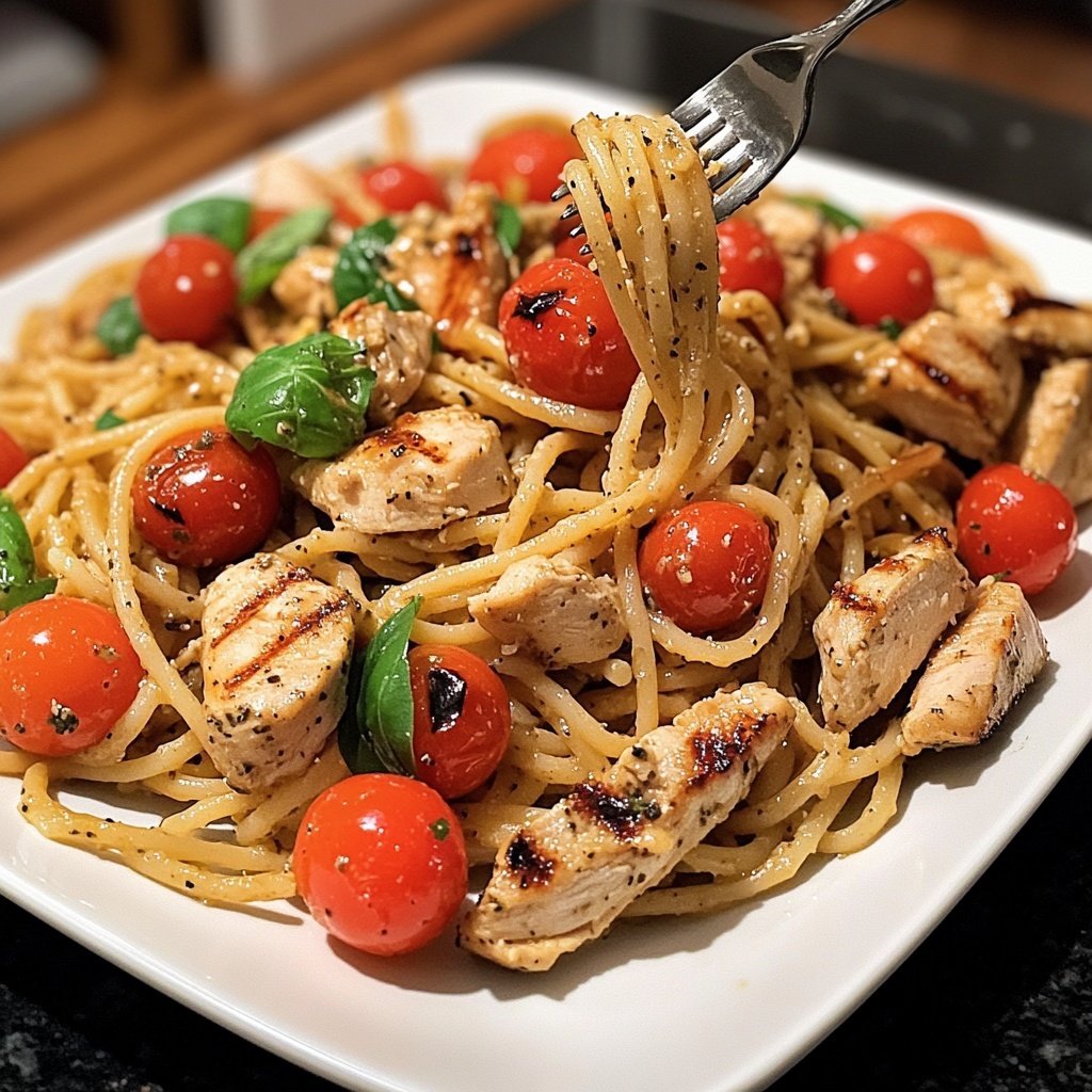 High Protein Chicken Pasta