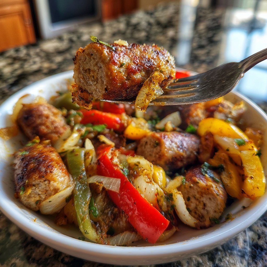 One Pan Sausage And Veggie Dinner