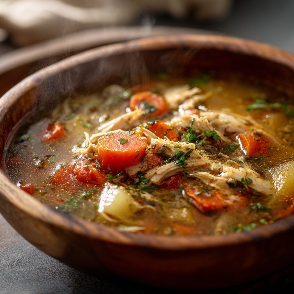 Rotisserie Chicken And Vegetable Soup
