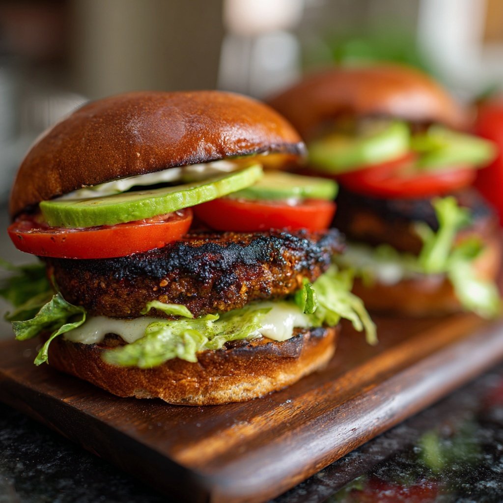 Grilled Portobello Burgers