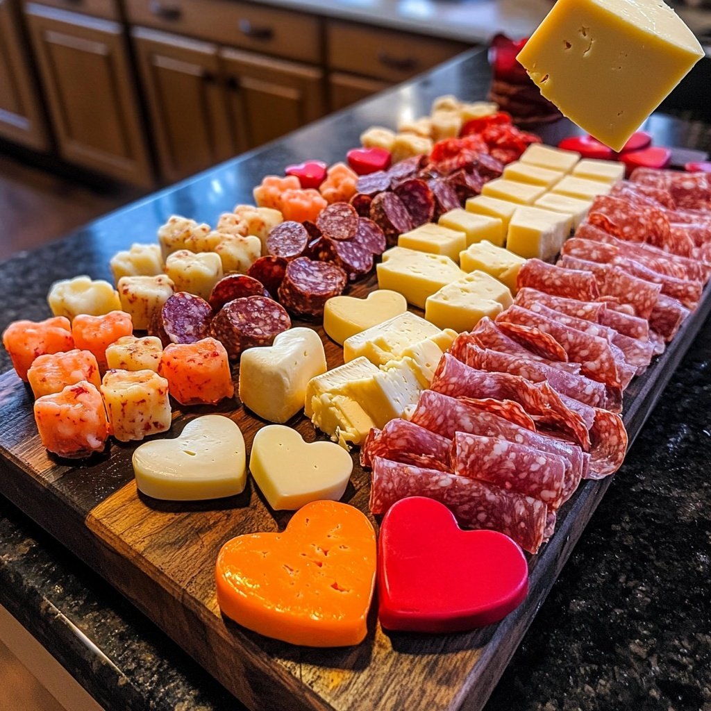 Valentines Day Charcuterie Board