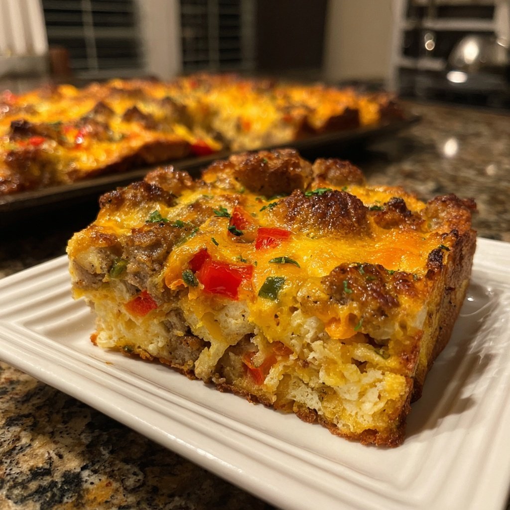 Keto Sausage And Egg Breakfast Bake