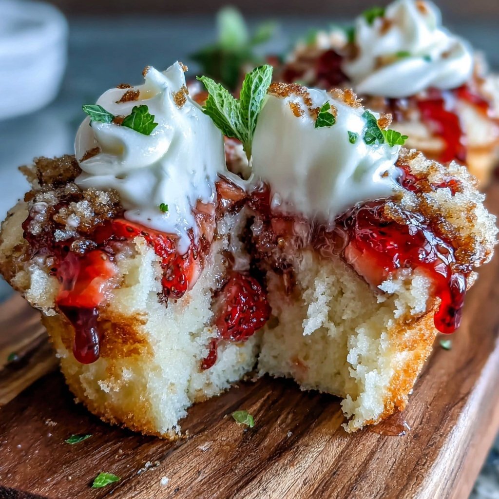 Strawberry Shortcake Cupcake Bites